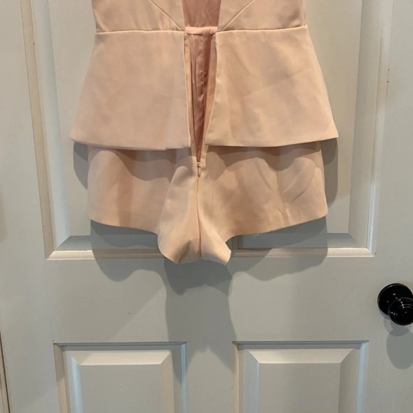 Finders Keepers Strangers In Paradise Playsuit, Blush Pink 16637 - Picture 10 of 14